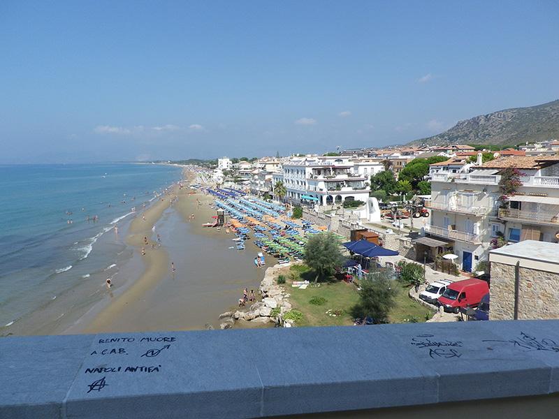 The beach at Sperlonga