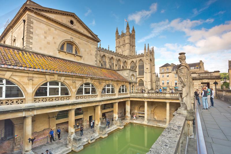 Bath’s ancient Roman baths, now a museum. Photo by Dominic Arizona Bonuccelli