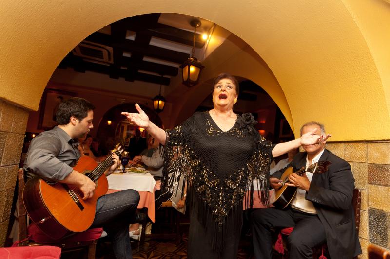 Fado is sung from the heart. Photo by Dominic Arizona Bonuccelli